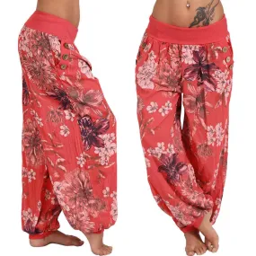 Sexy Loose Plus Size Low Waist Beach Pants