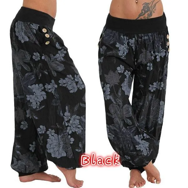 Sexy Loose Plus Size Low Waist Beach Pants