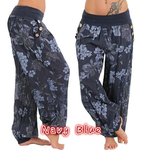 Sexy Loose Plus Size Low Waist Beach Pants
