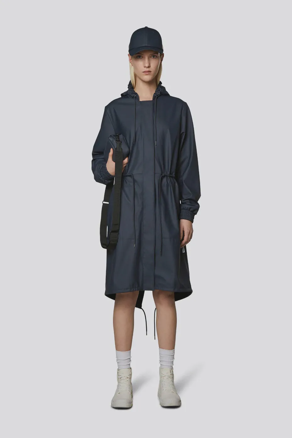 String Parka - Navy