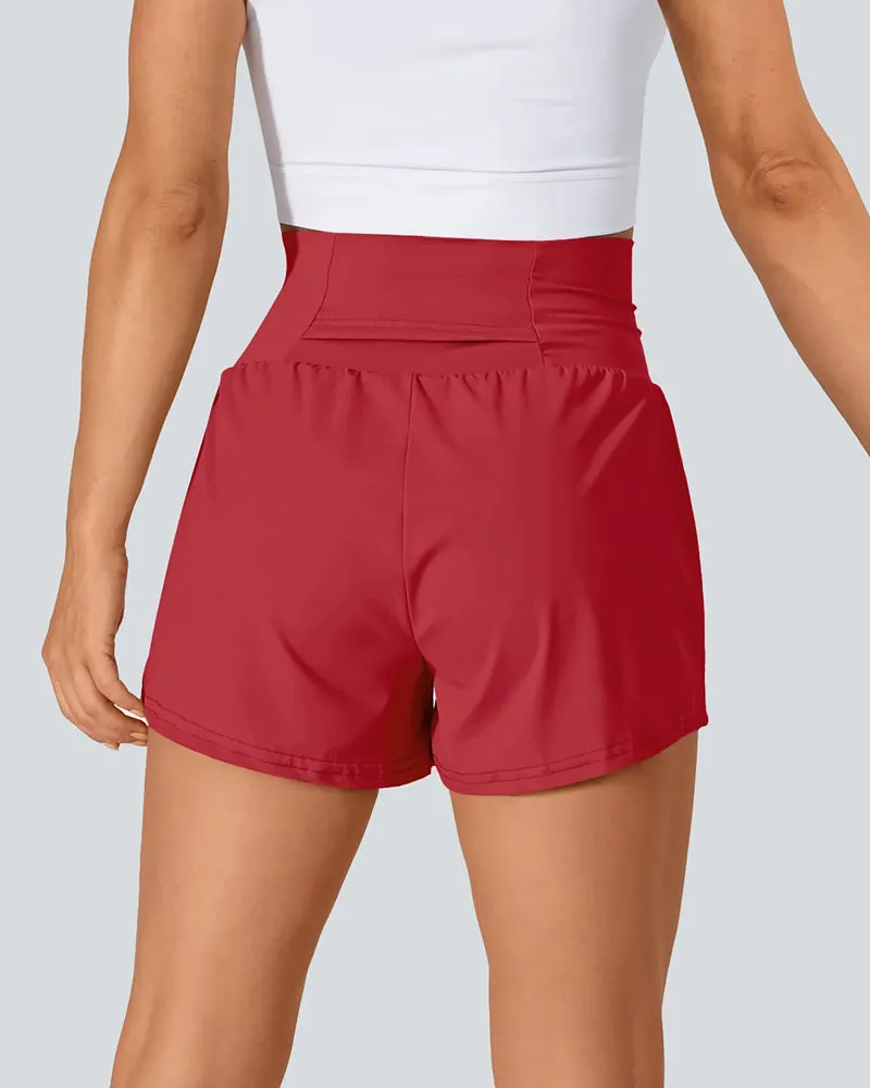 Super High Waisted 2-in-1 Workout Shorts 5'' for Women
