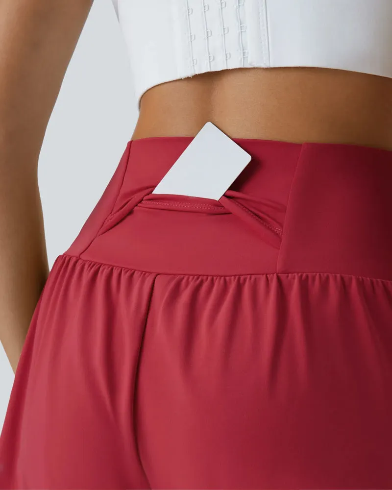 Super High Waisted 2-in-1 Workout Shorts 5'' for Women