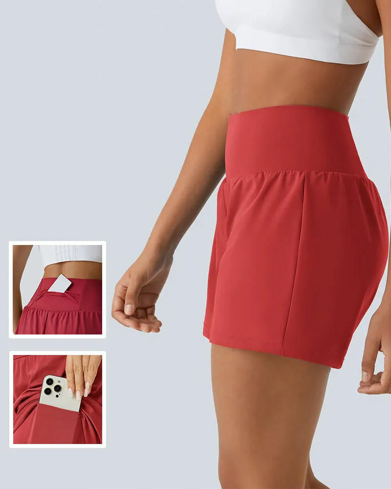 Super High Waisted 2-in-1 Workout Shorts 5'' for Women