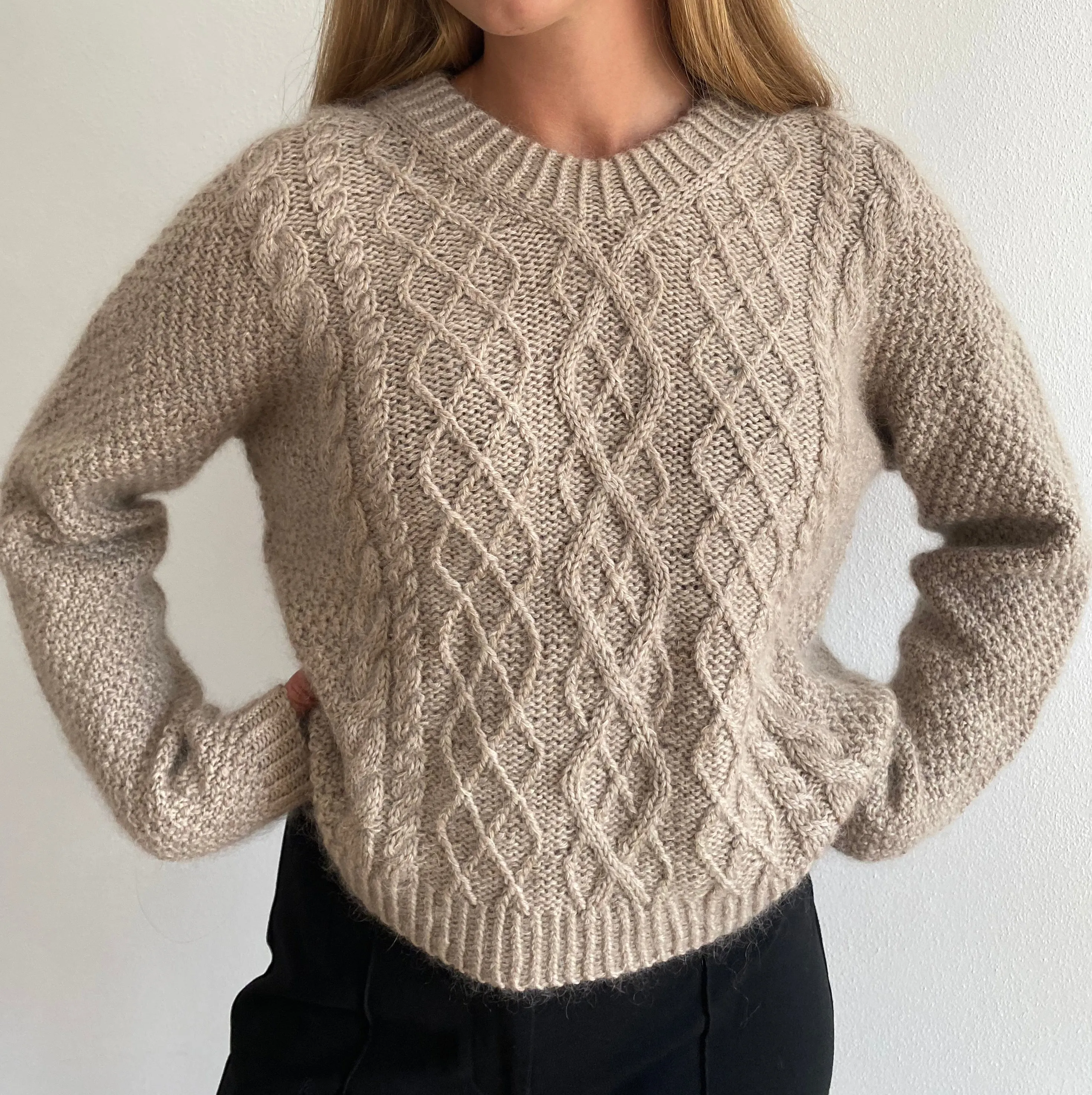 Swirl Sweater Chunky - English