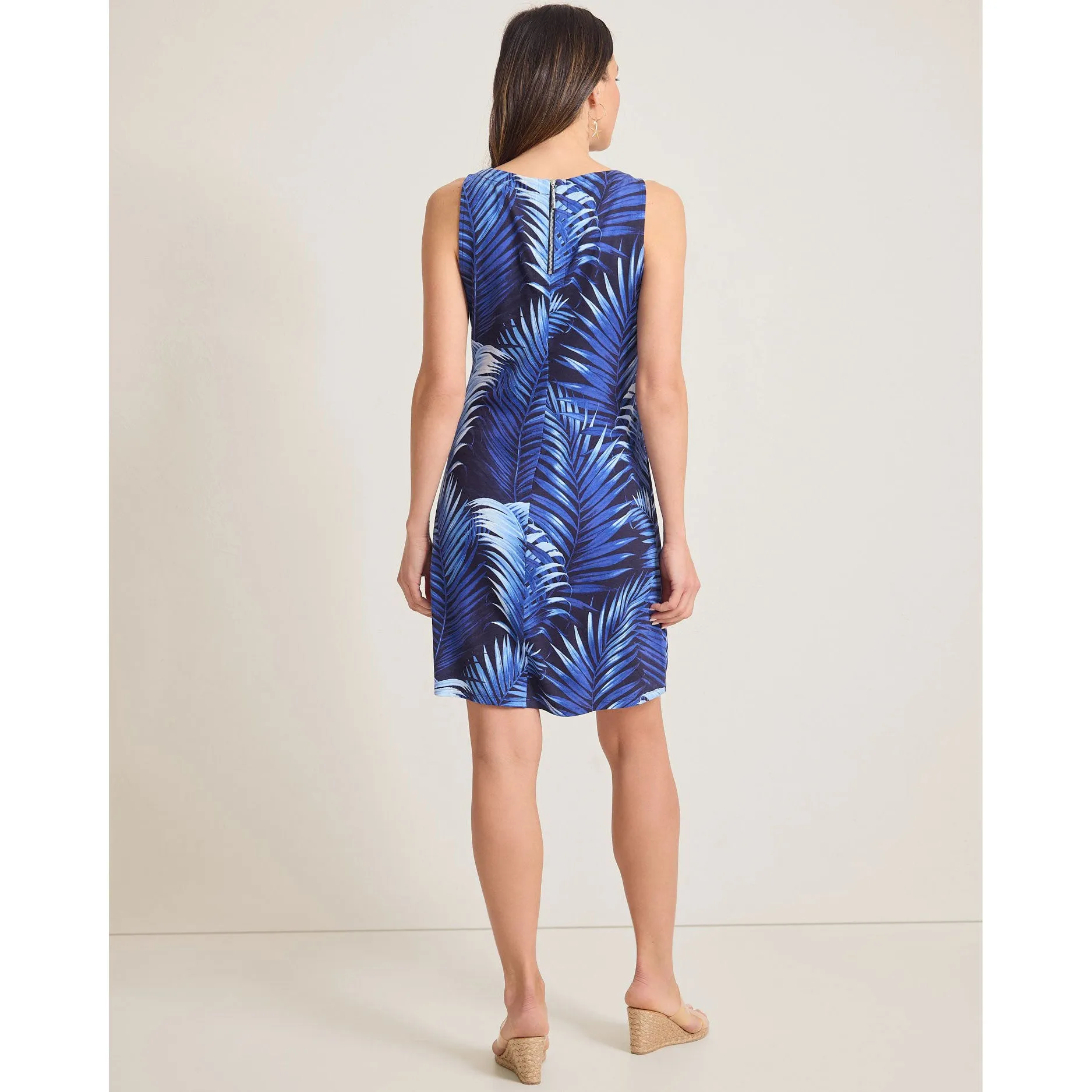 Tommy Bahama Women's Darcy Leaf Of Luxury Sleeveless Dress - Coastline