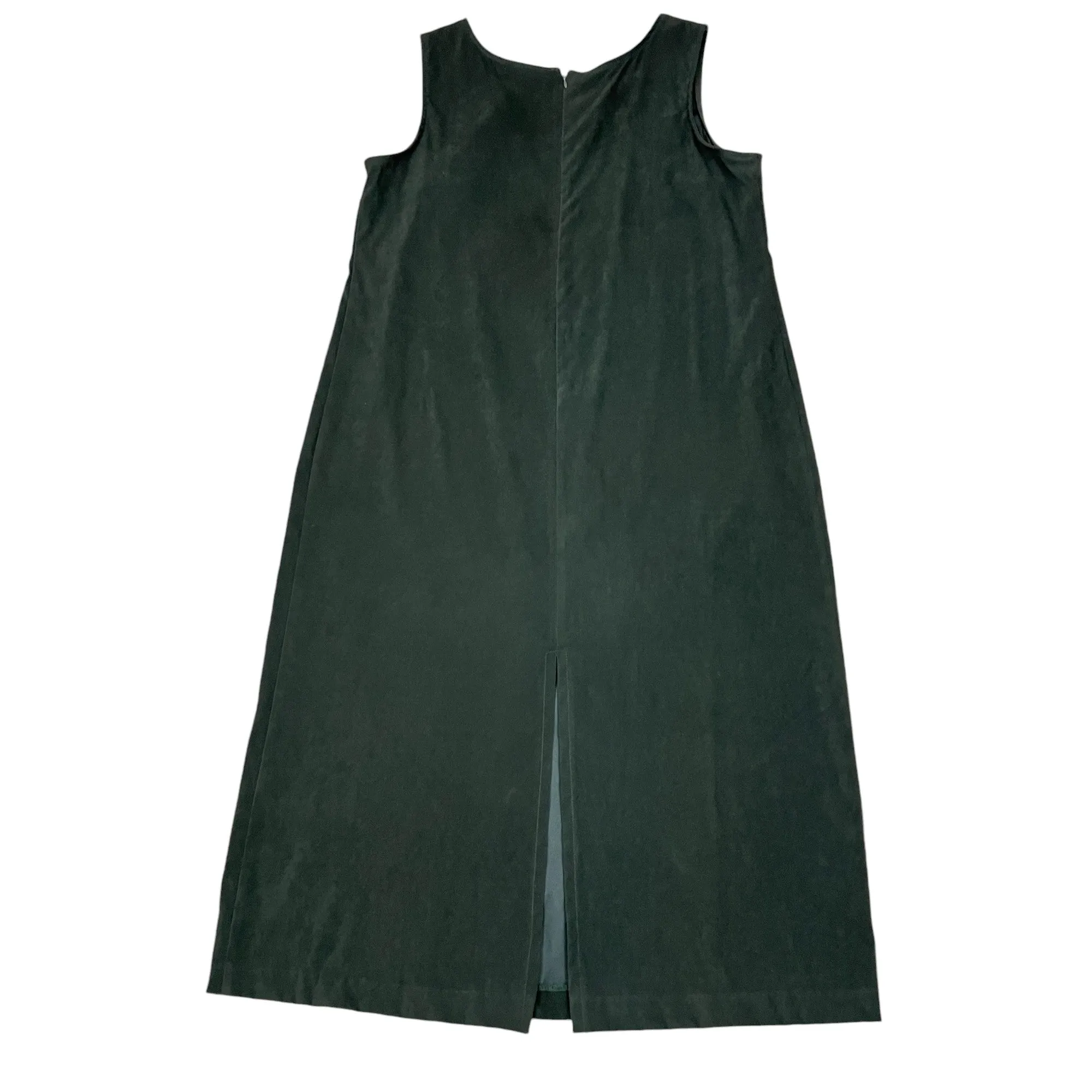 Vintage Green Sleeveless Maxi Sheath Dress Size 20