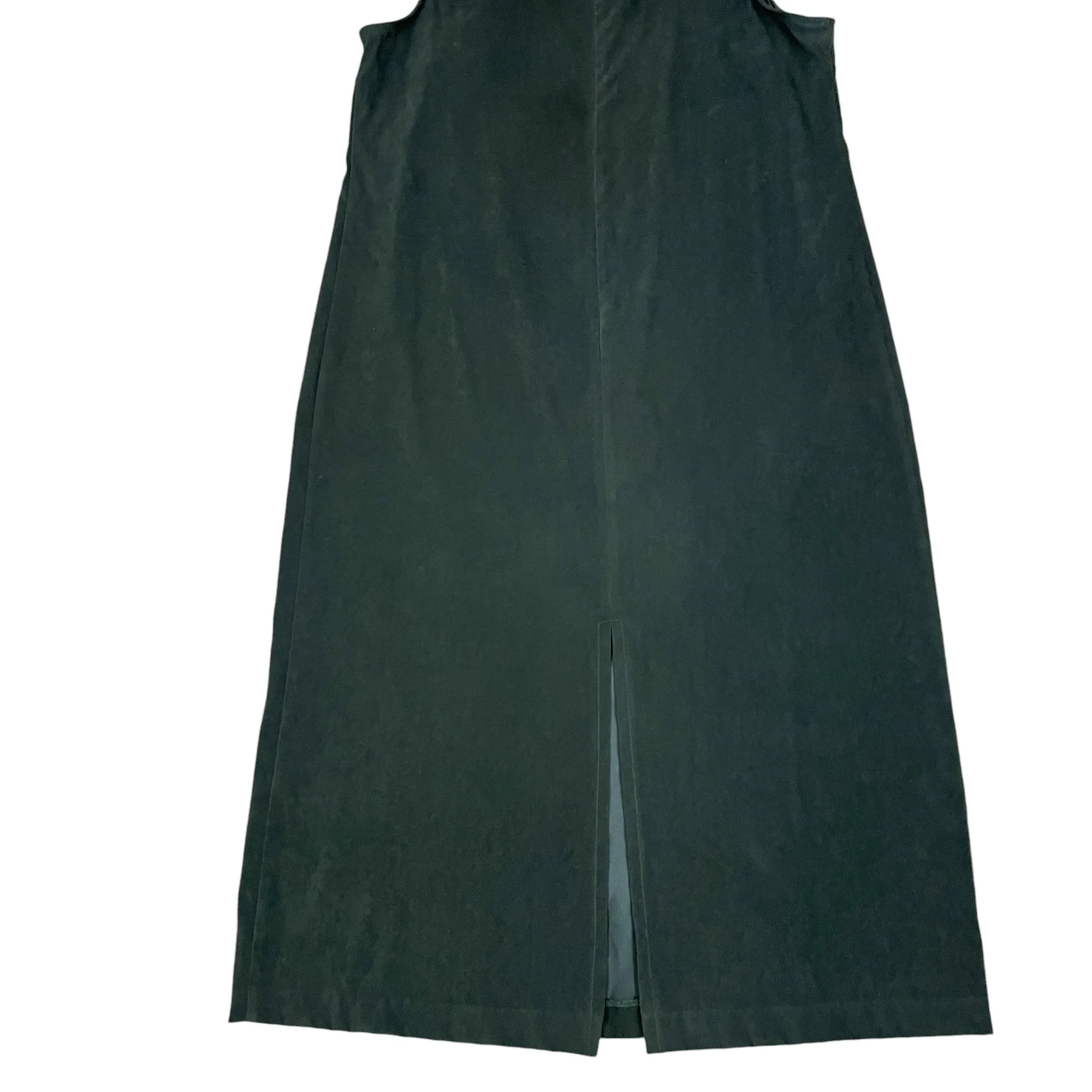 Vintage Green Sleeveless Maxi Sheath Dress Size 20
