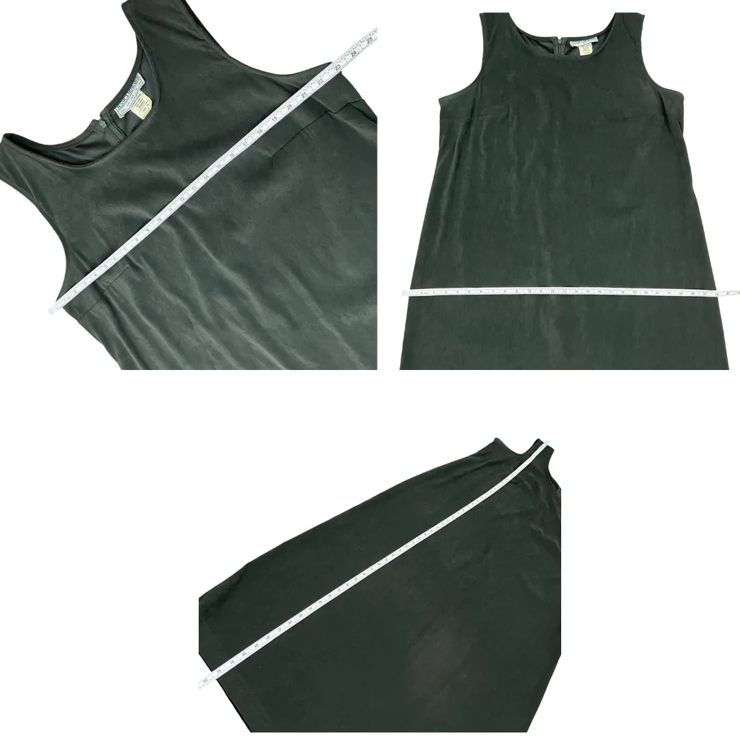 Vintage Green Sleeveless Maxi Sheath Dress Size 20