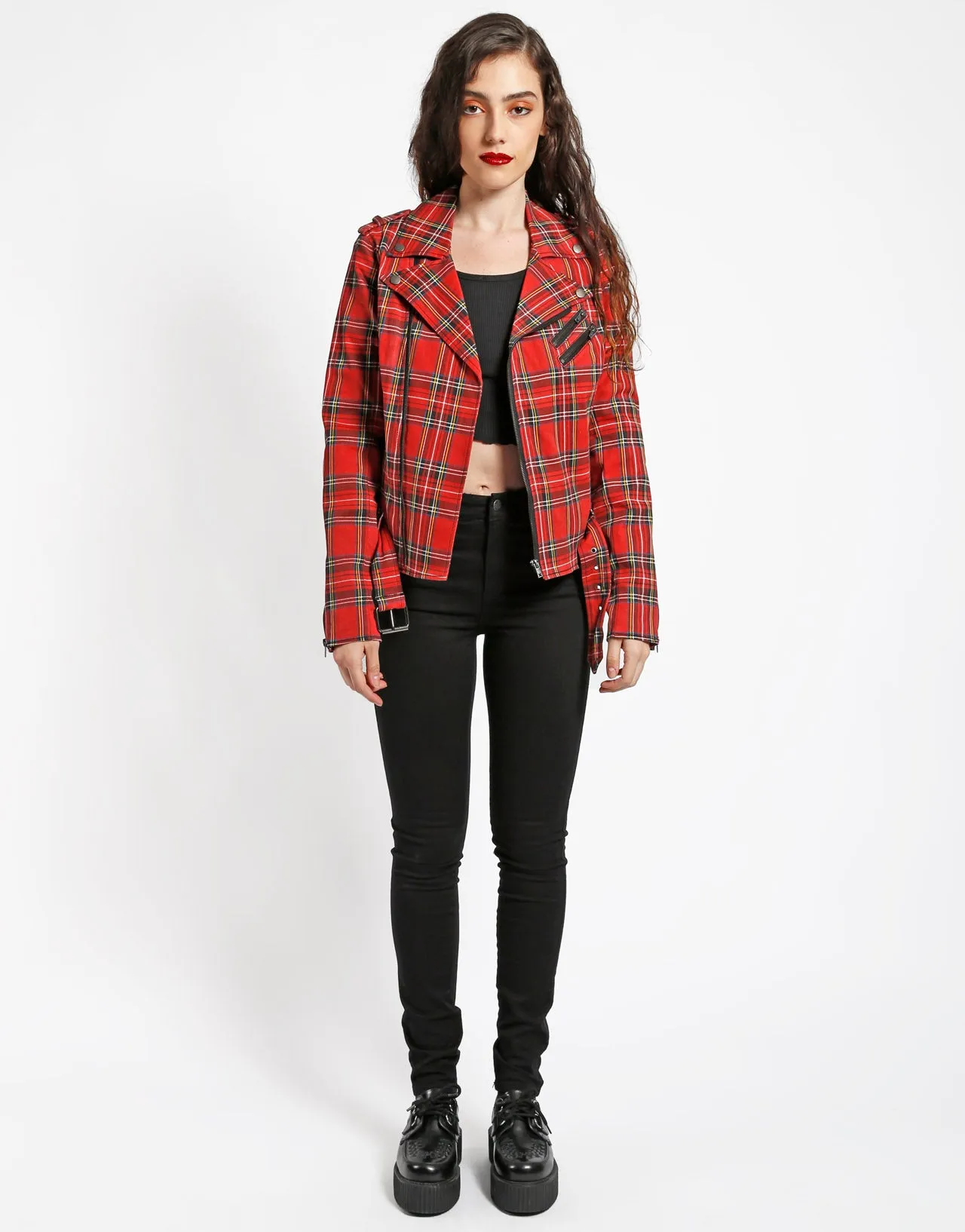 WILD CHILD MOTO RED PLAID